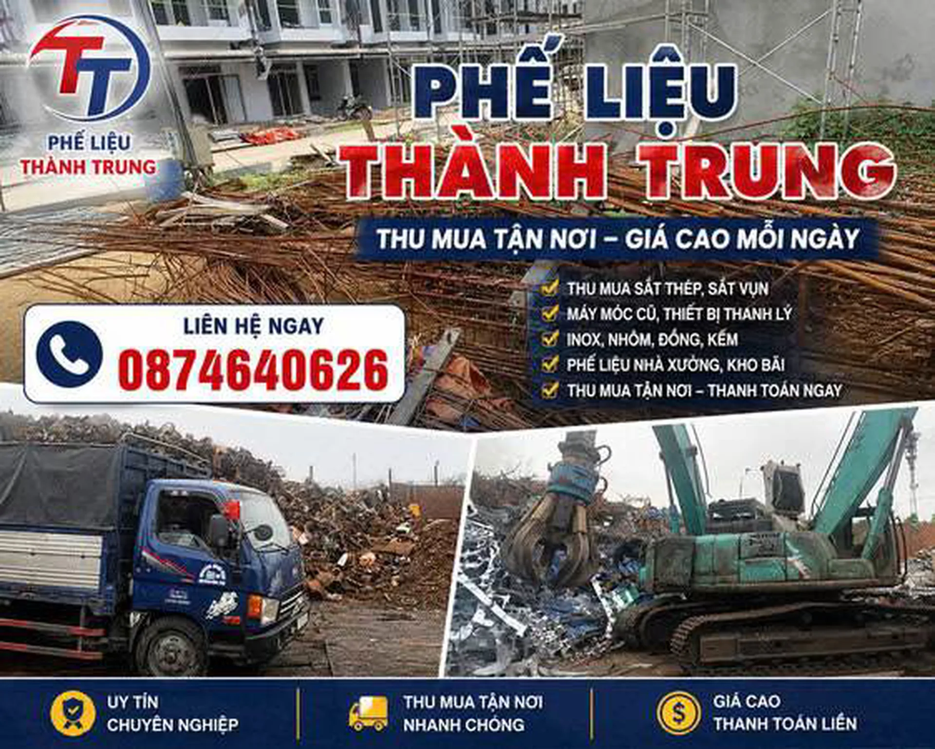 Thu Mua Phế Liệu Bình Chánh TPHCM 24/7