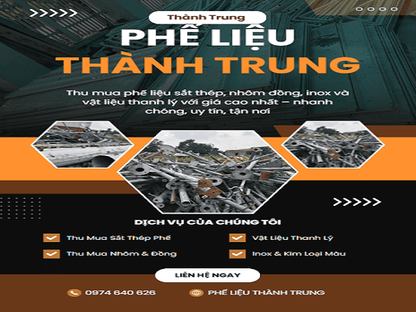 Thu Mua Sắt  Phế Liệu Giá Cao Tại Bến Tre